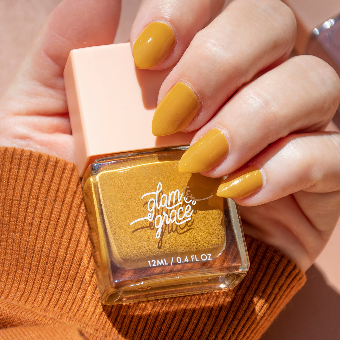 Glam & Grace Nail Polish - Mustard