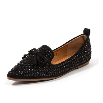 The Sherry Flat by Lady Couture - Black