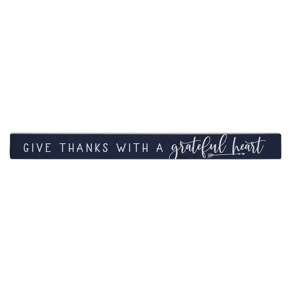 Give Thanks with a Grateful Heart Talking Stick