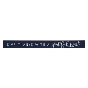 Give Thanks with a Grateful Heart Talking Stick