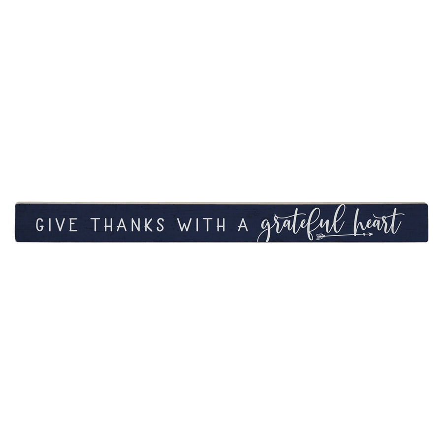 Give Thanks with a Grateful Heart Talking Stick