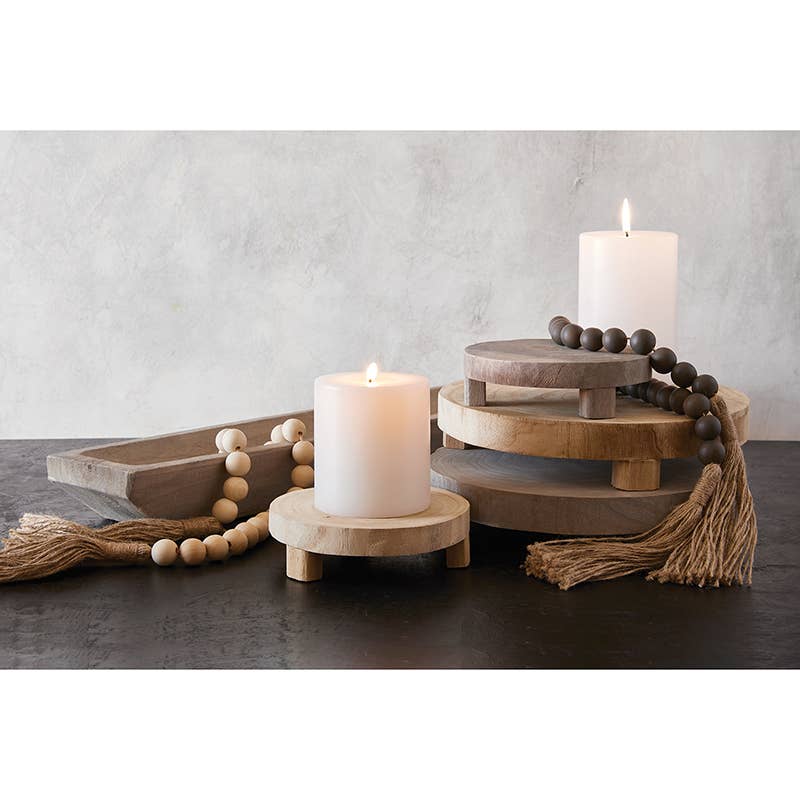 Small Natural Wood Riser