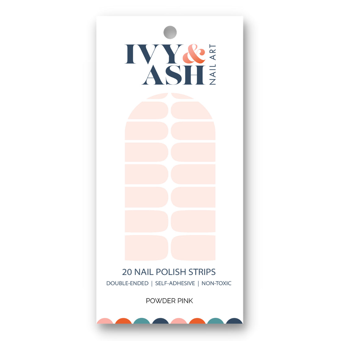 Powder Pink | Light Pink At Home Manicure Nail Polish Wrap
