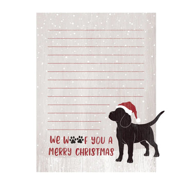 We Woof You A Merry Christmas Mini Notepad