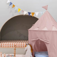 3 Sprouts Recycled Fabric Play Tent Castle - Misty Pink