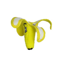 Tuffy Funny Food Banana, Durable, Squeaky Dog Toy 2-in-1