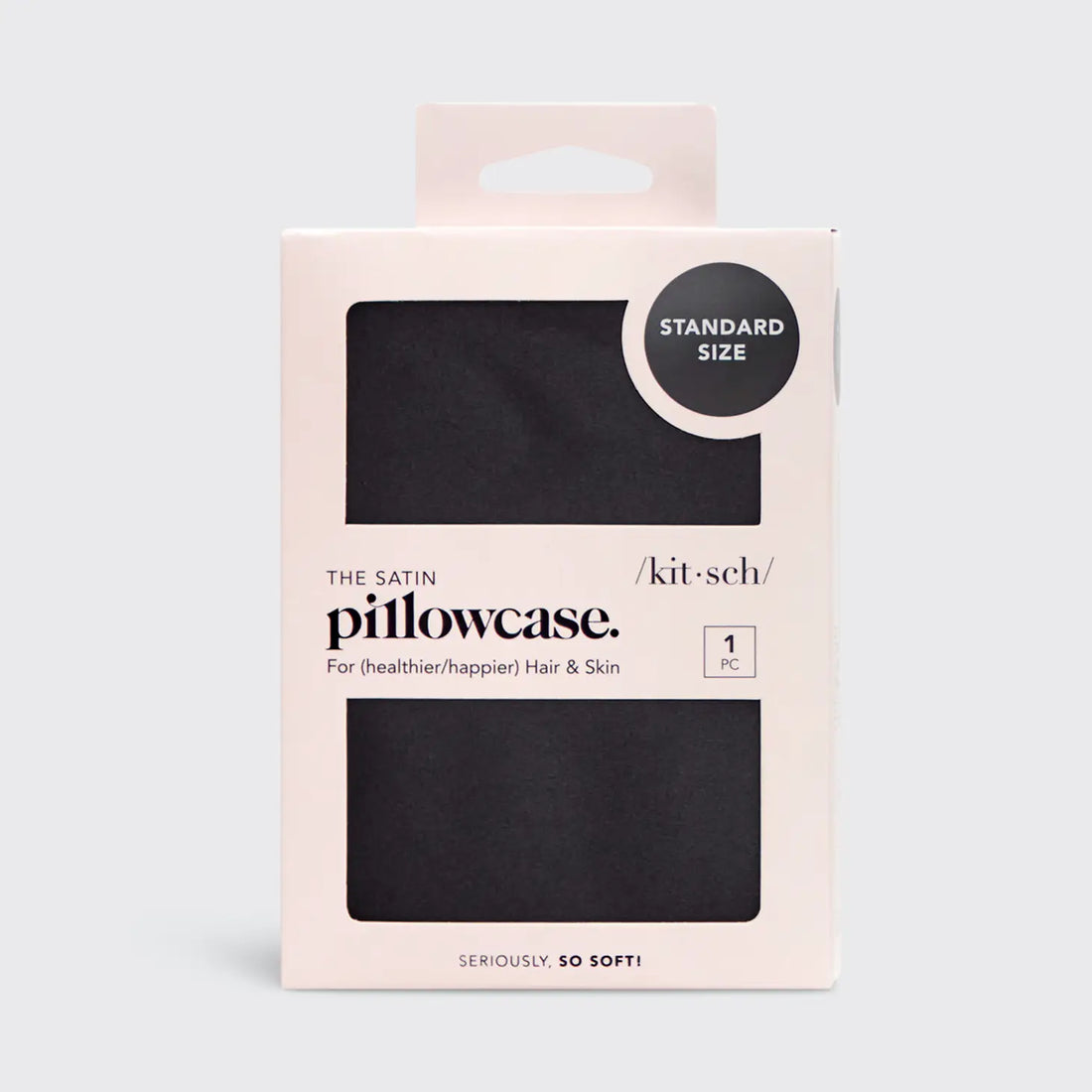 Kitsch Satin Pillowcase - Black