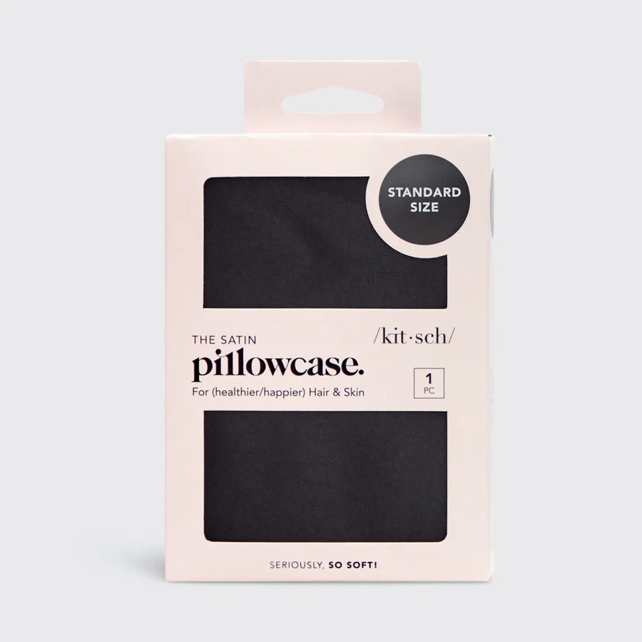 Kitsch Satin Pillowcase - Black