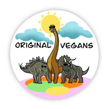 Original Vegans Dinosaurs Sticker