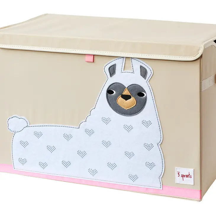 3 Sprouts Llama Toy Chest