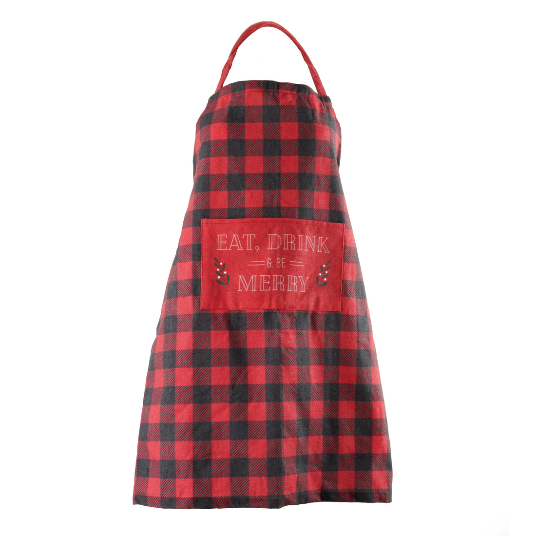 Krumbs Kitchen Farmhouse Holiday Aprons - Eat, Drink and Be Merry