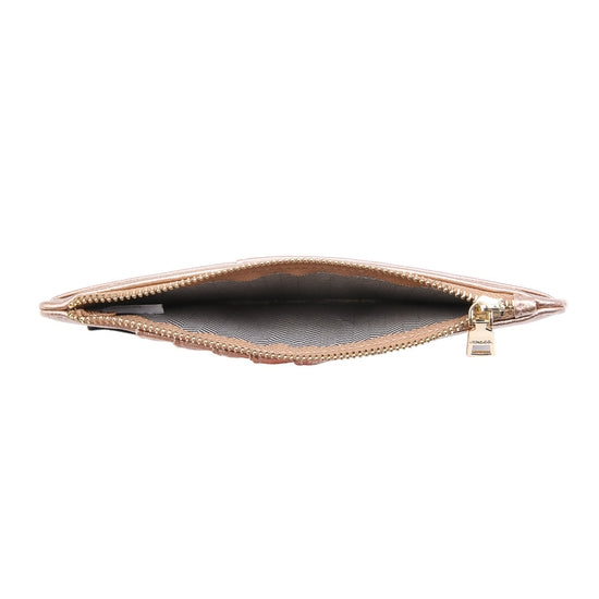 Saige Slim Card Holder Wallet - Brown