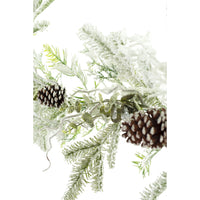 White Frosted Fir Evergreen Garland