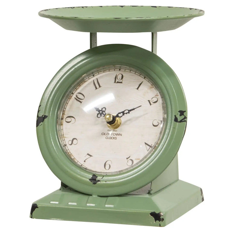 Old Town Scale Clock - Green