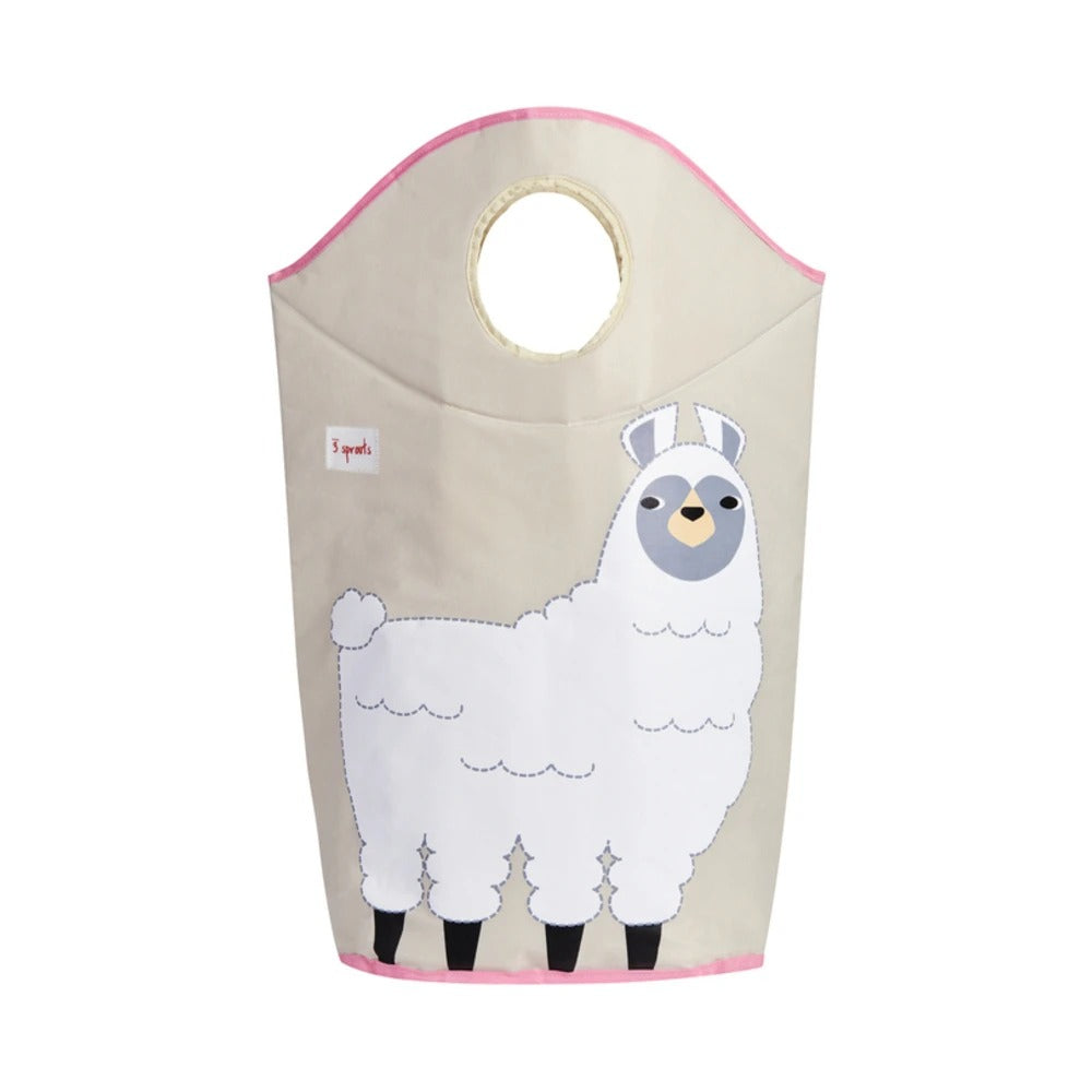 3 Sprouts Llama Laundry Hamper