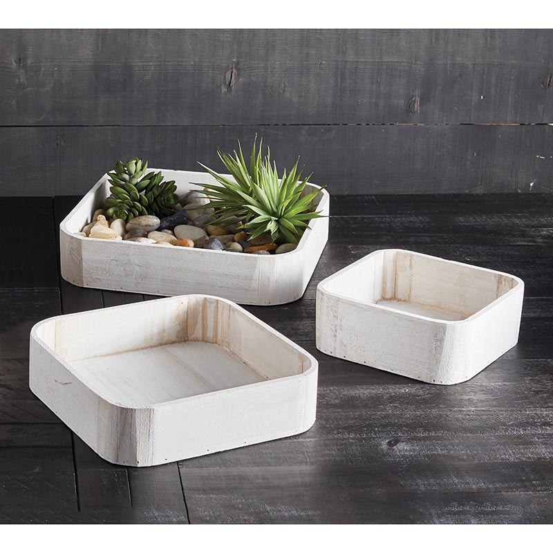 Square Wooden Tray