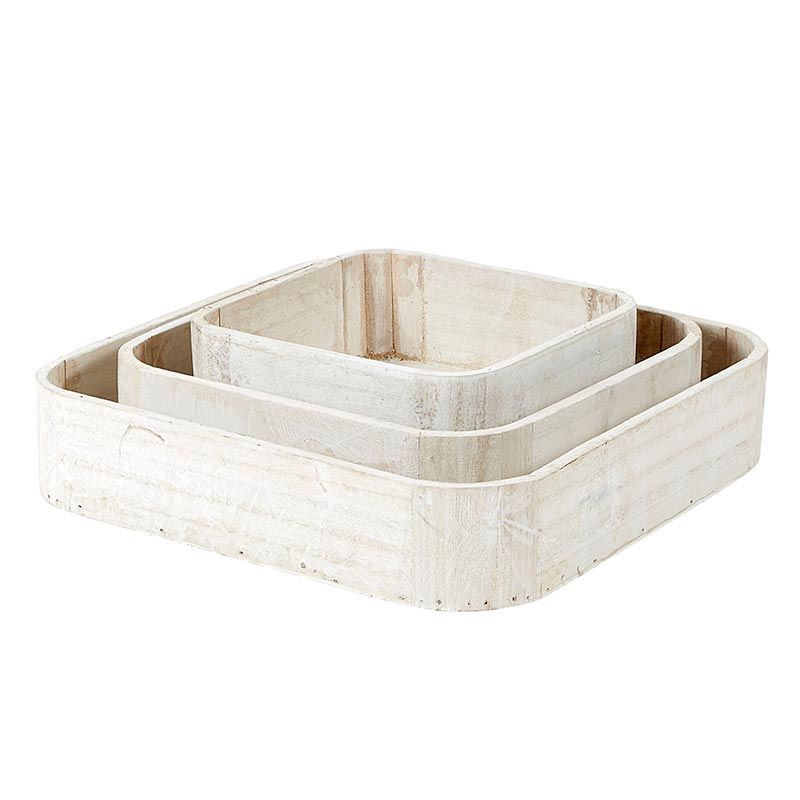 Square Wooden Tray
