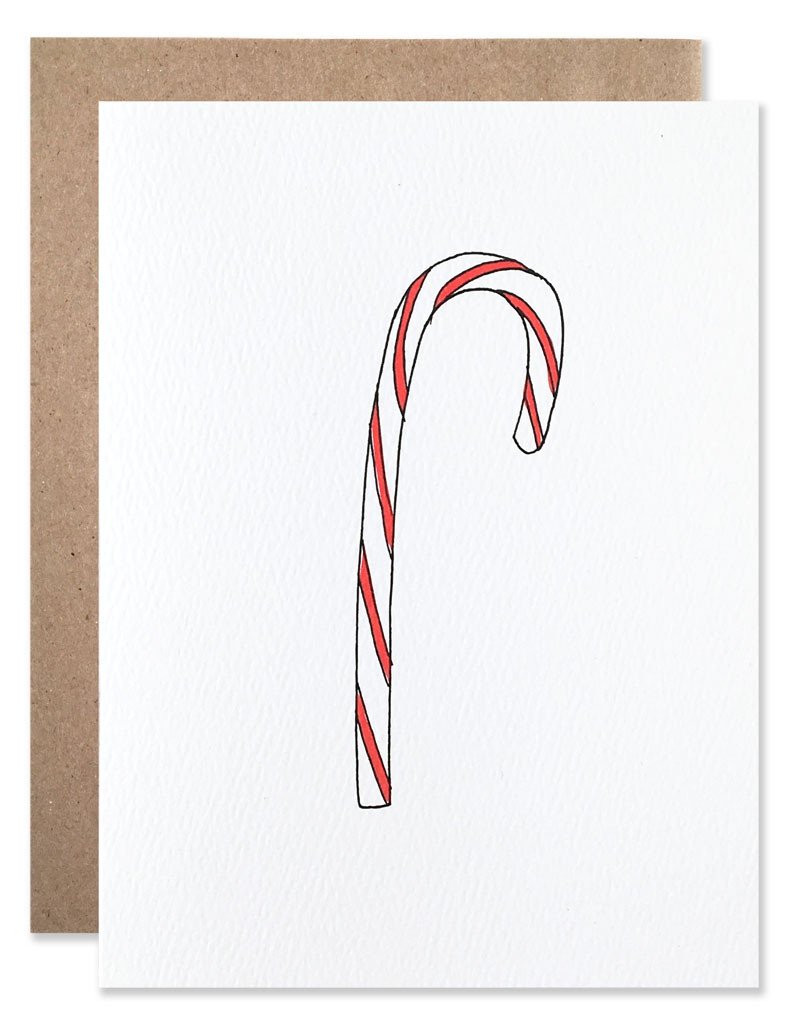 Holiday Candy Cane Card