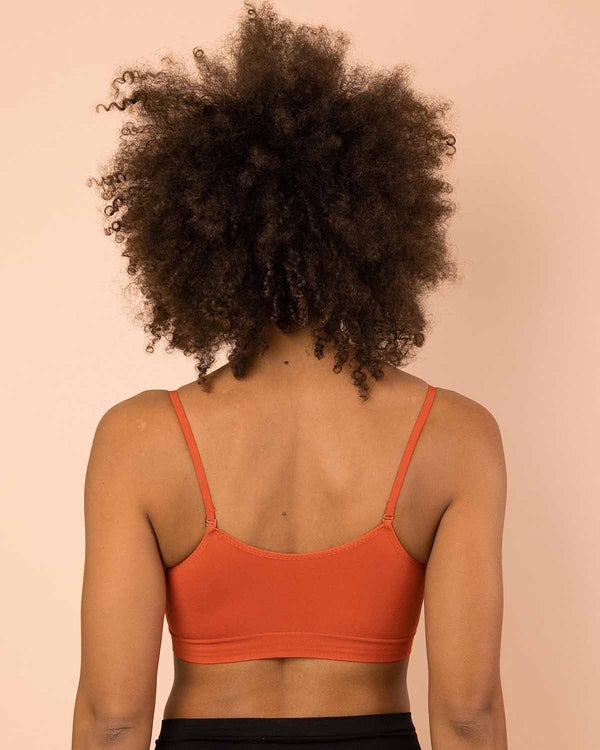 Coobie Scoopneck Cami Bra - Tiger Lily