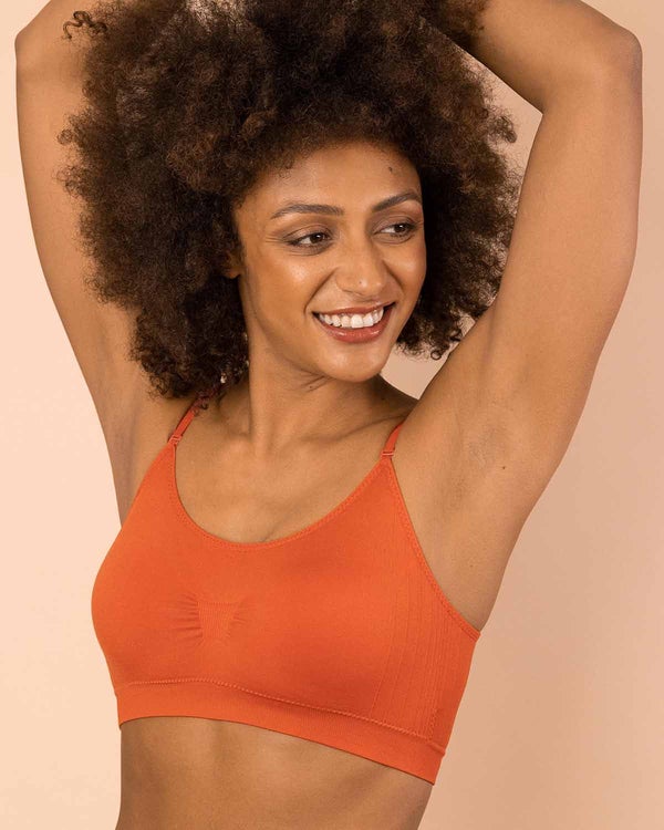 Coobie Scoopneck Cami Bra - Tiger Lily