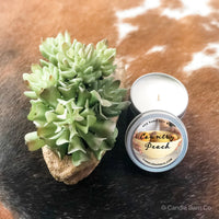 Tin Soy Candle 4oz - Country Peach