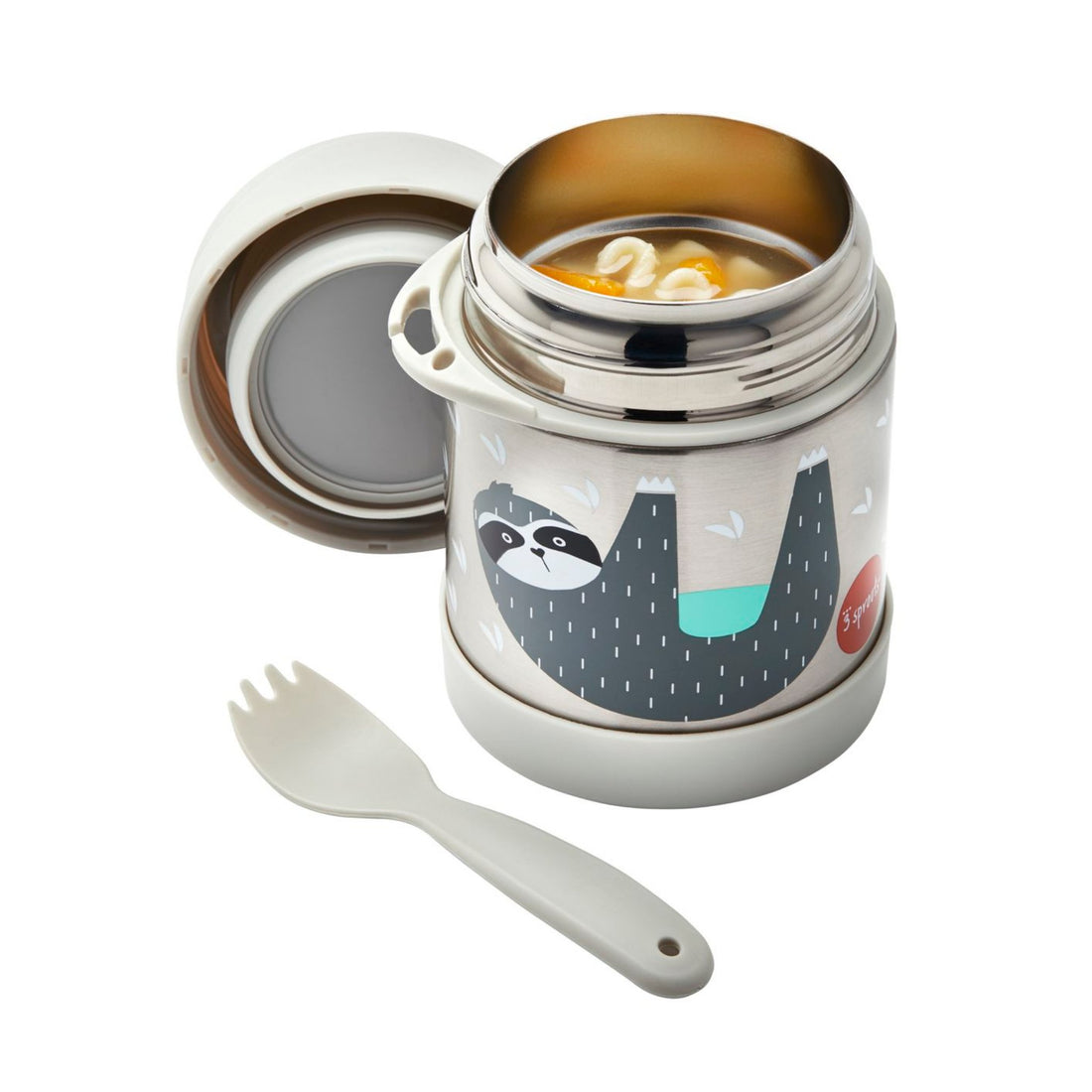 3 Sprouts Sloth Stainless Steel Food Jar