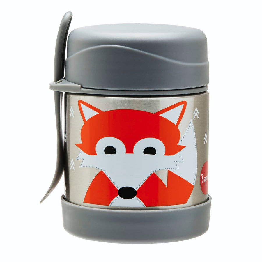 3 Sprouts Fox Stainless Steel Food Jar