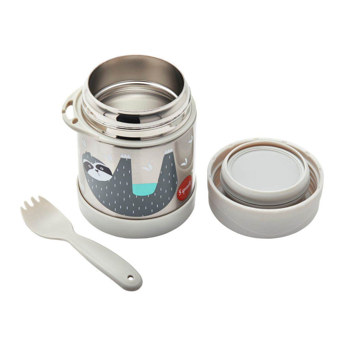 3 Sprouts Sloth Stainless Steel Food Jar