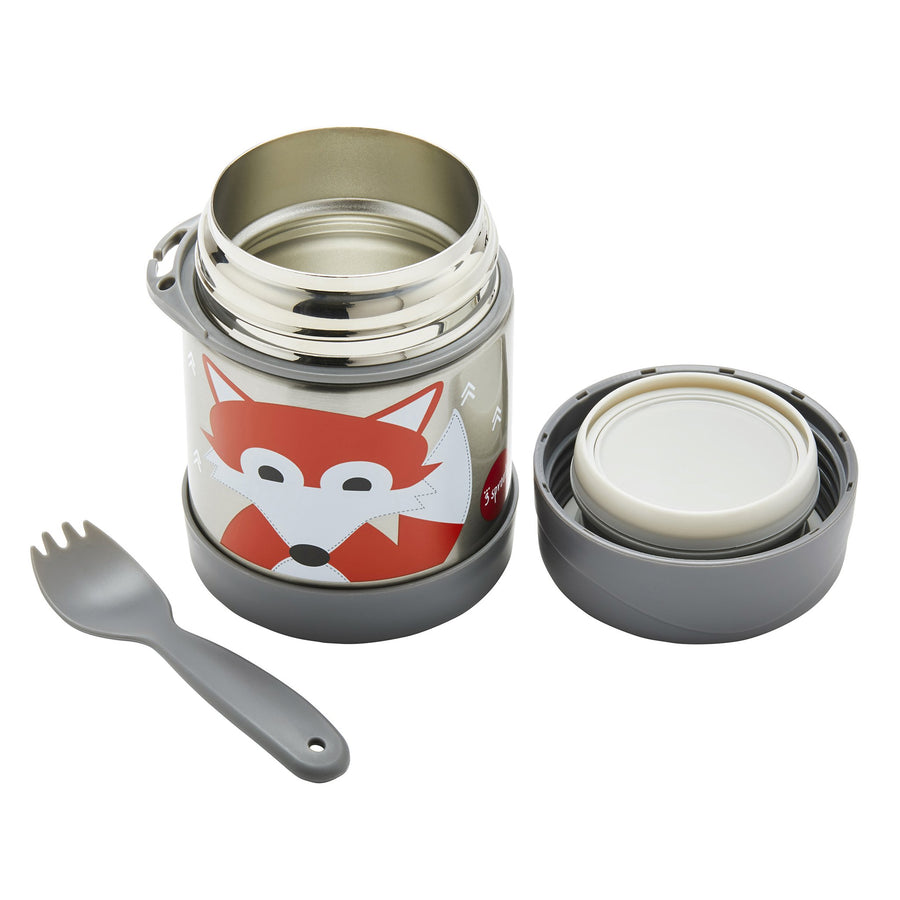 3 Sprouts Fox Stainless Steel Food Jar