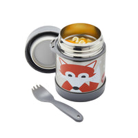 3 Sprouts Fox Stainless Steel Food Jar