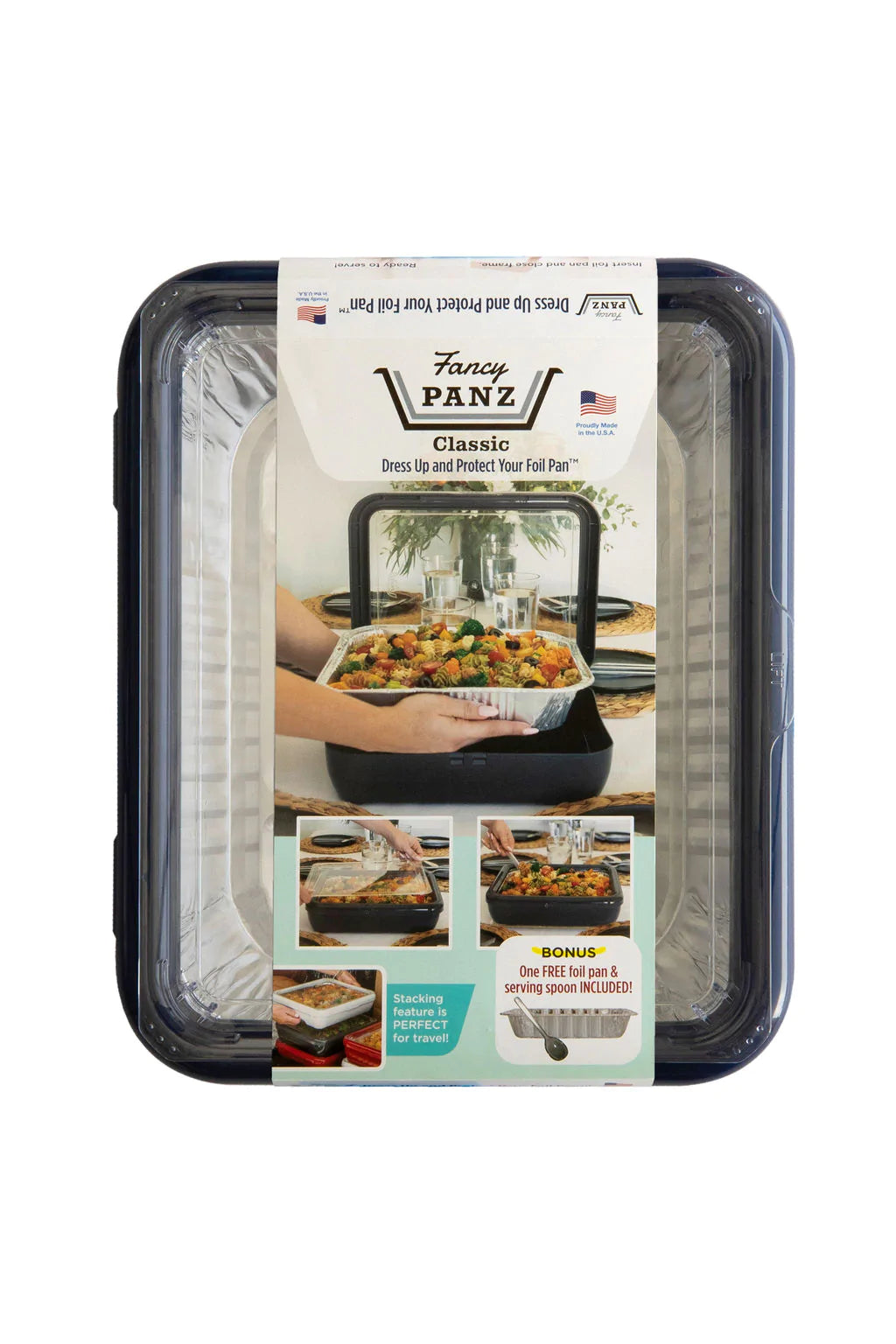 Fancy Panz Classic Foil Pan Serving Tray - Navy