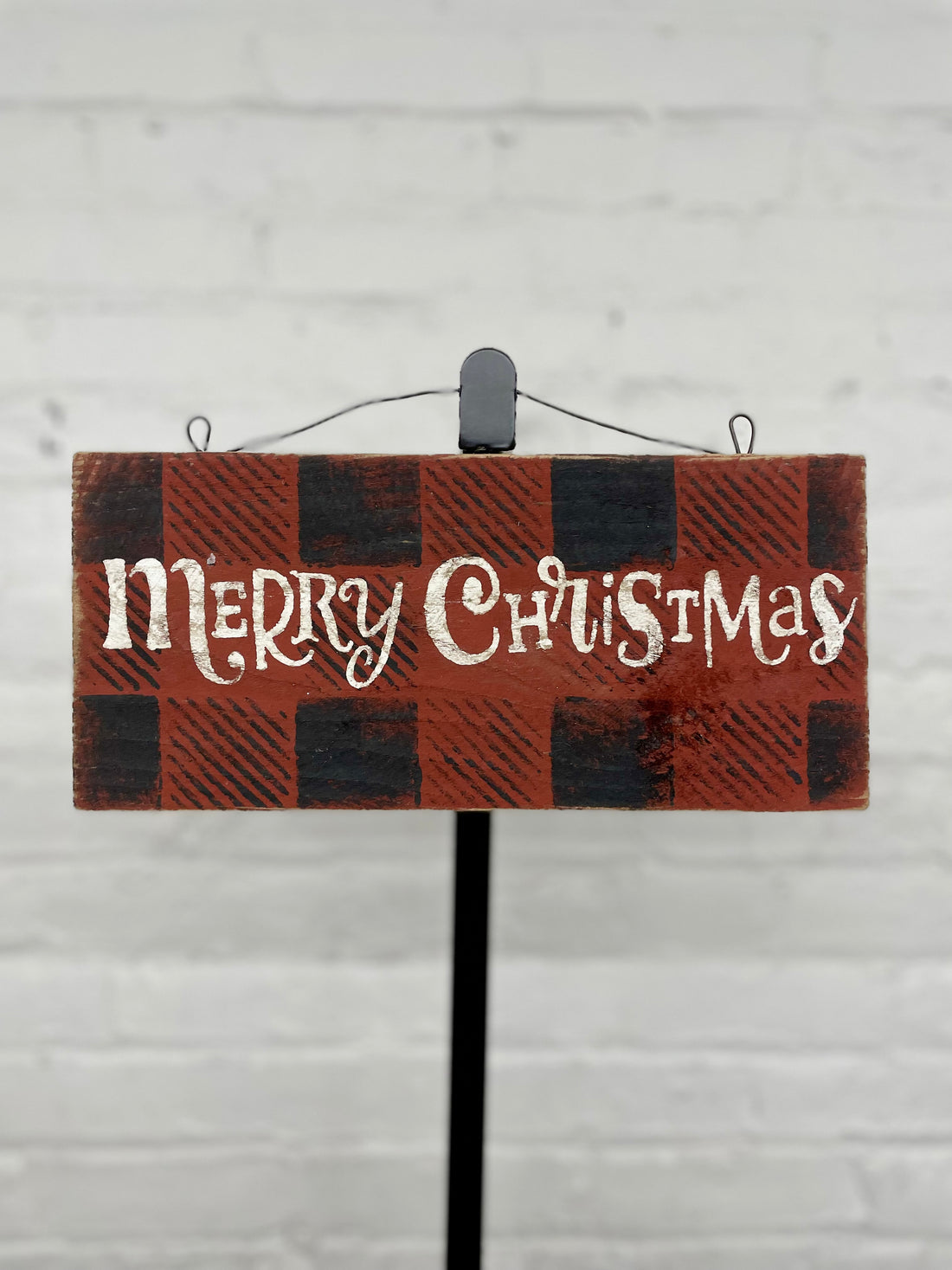 Merry Christmas Wood Hanging Sign