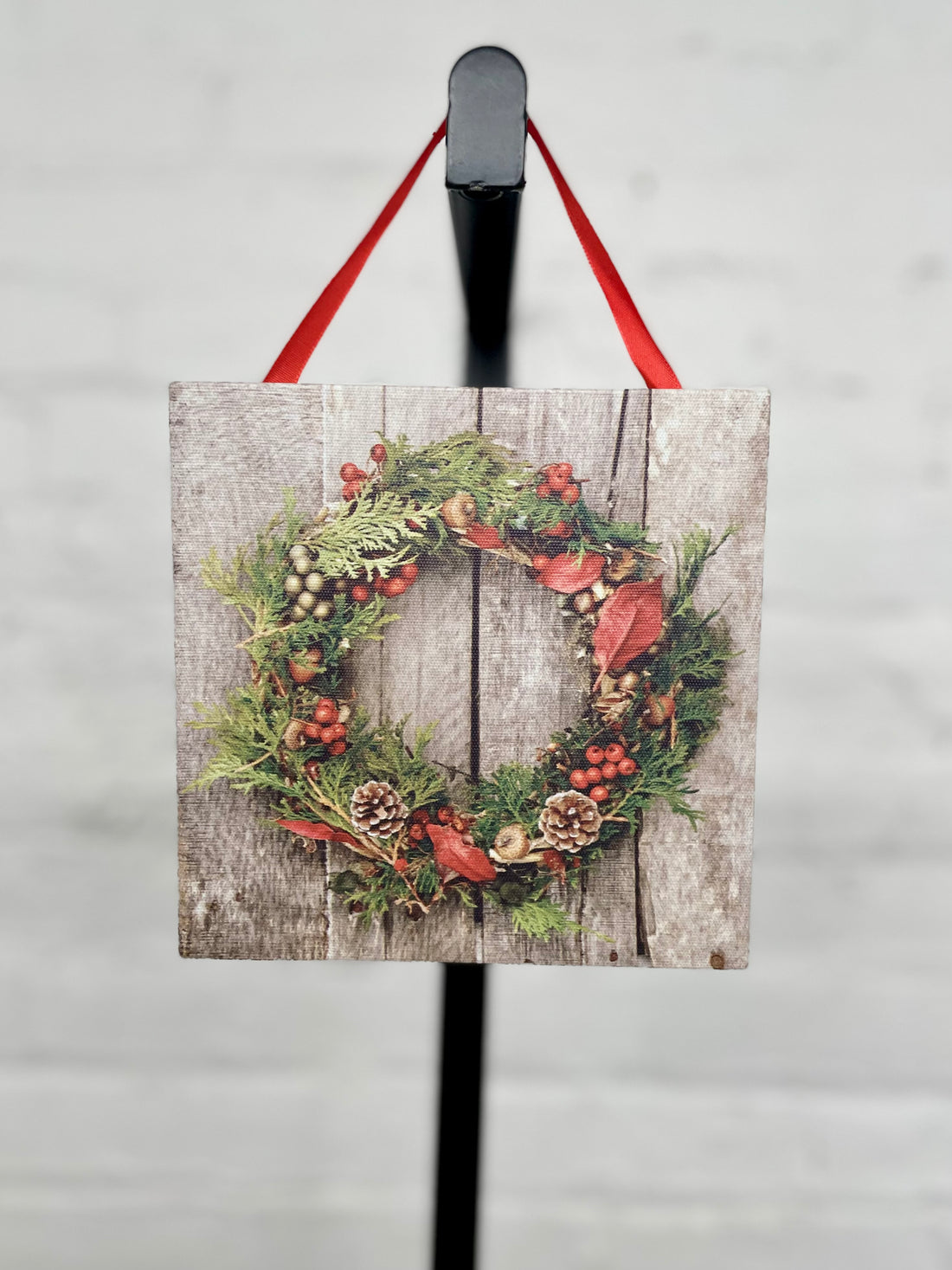 Holiday Wreath LED Lighted Picture