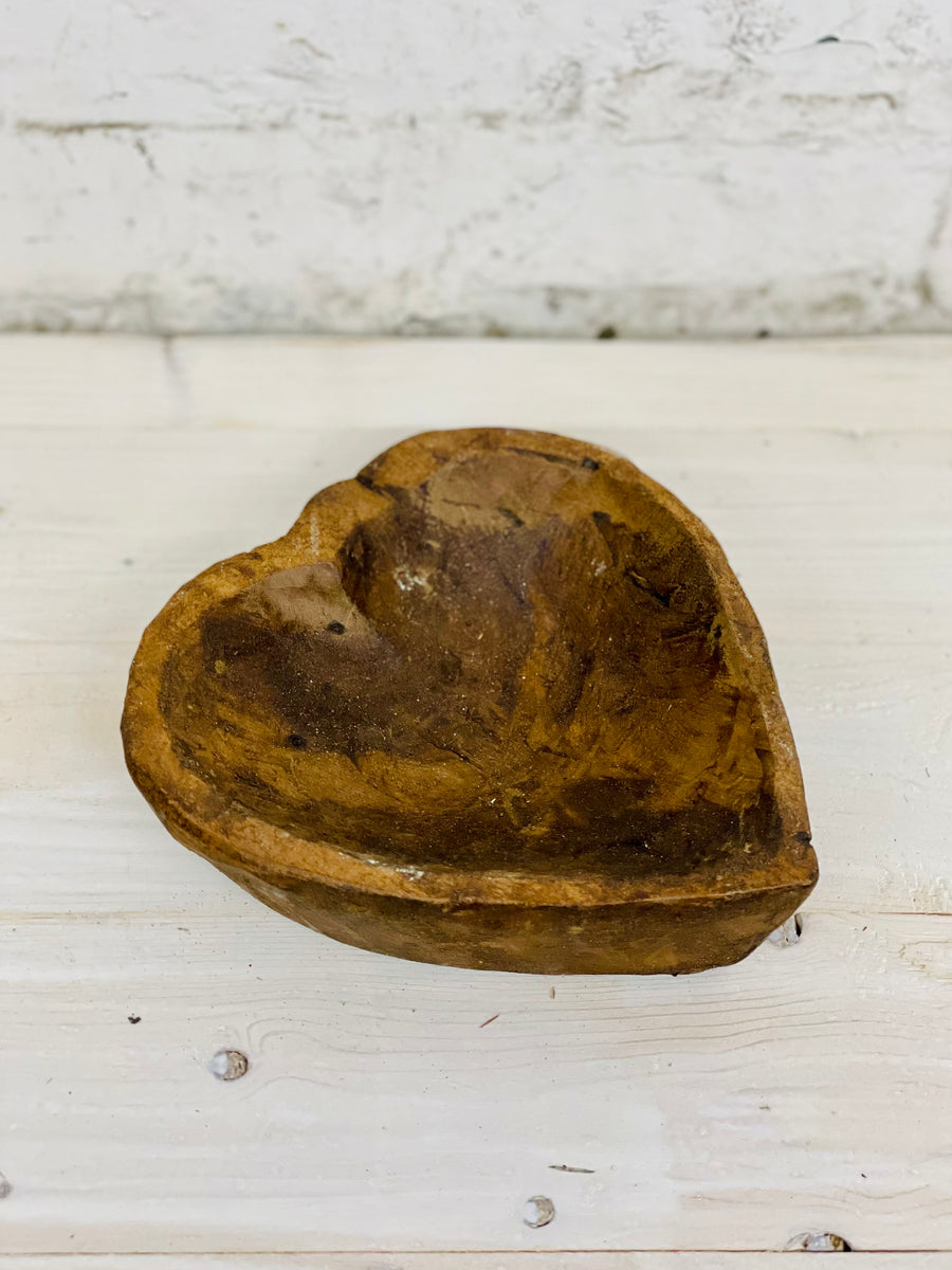 Handcrafted Wooden Heart Bowl