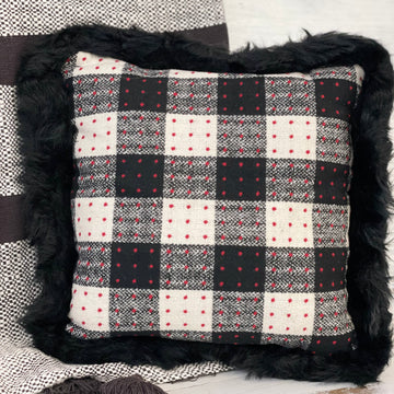 Black Buffalo Plaid Pillow