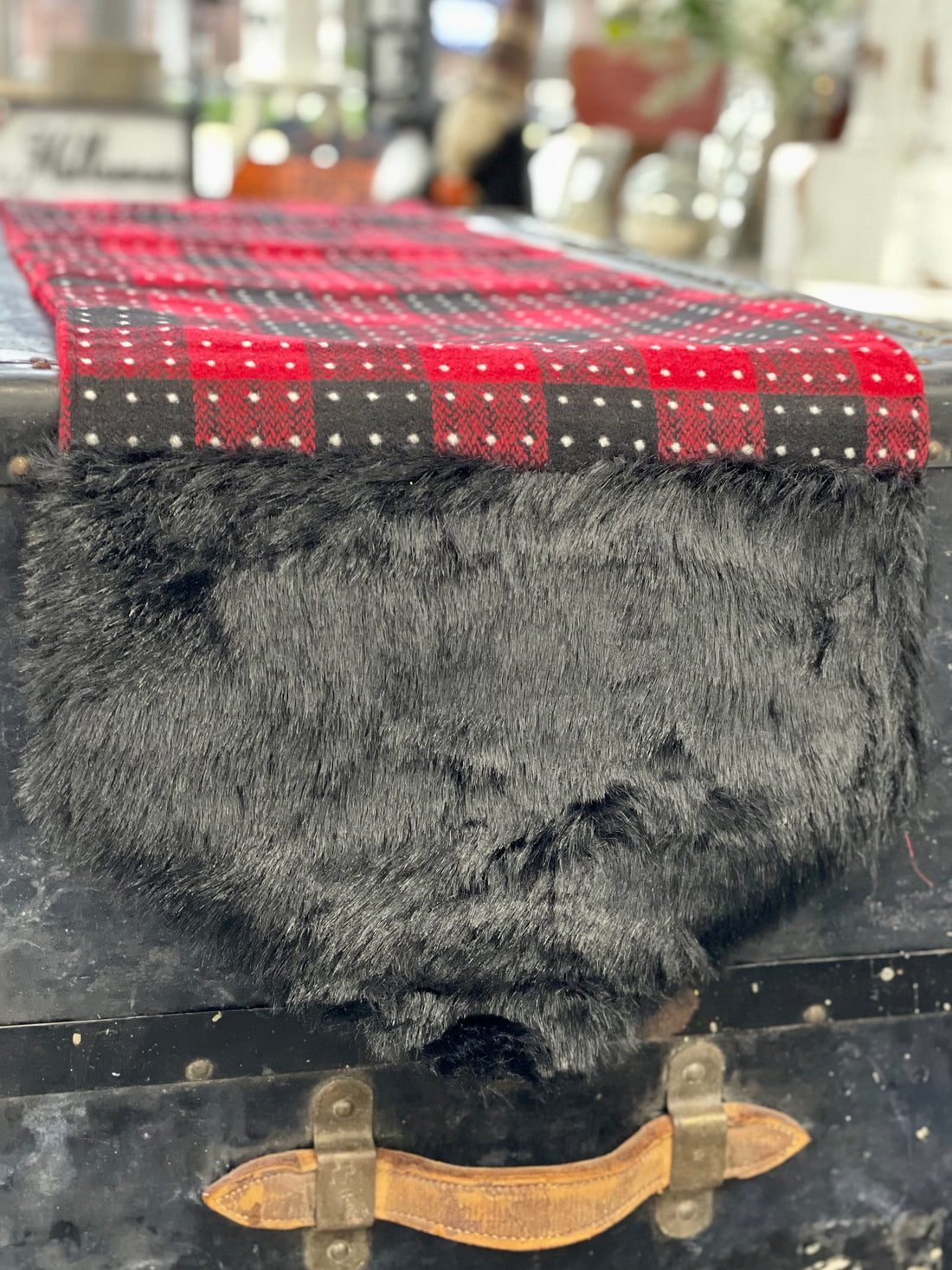 Red Buffalo Plaid Table Runner