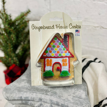 Gingerbread House Cookie Cutter with Back Packaging