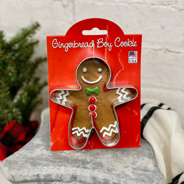 Gingerbread Boy Cookie Cutter with Back Packaging