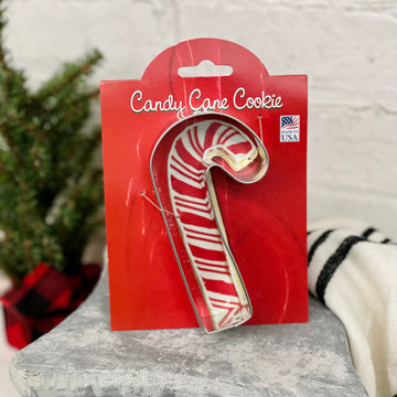 Candy Cane Cookie Cutter with Back Packaging