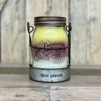 Classic Farmhouse Star Candle - Rose Garden