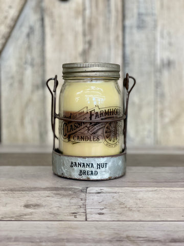 Classic Farmhouse Star Candle - Banana Nut Bread