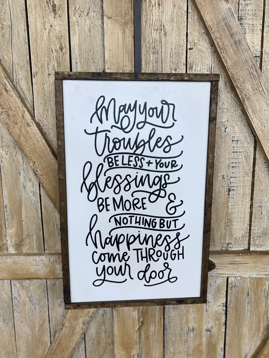 Irish Blessing Sign