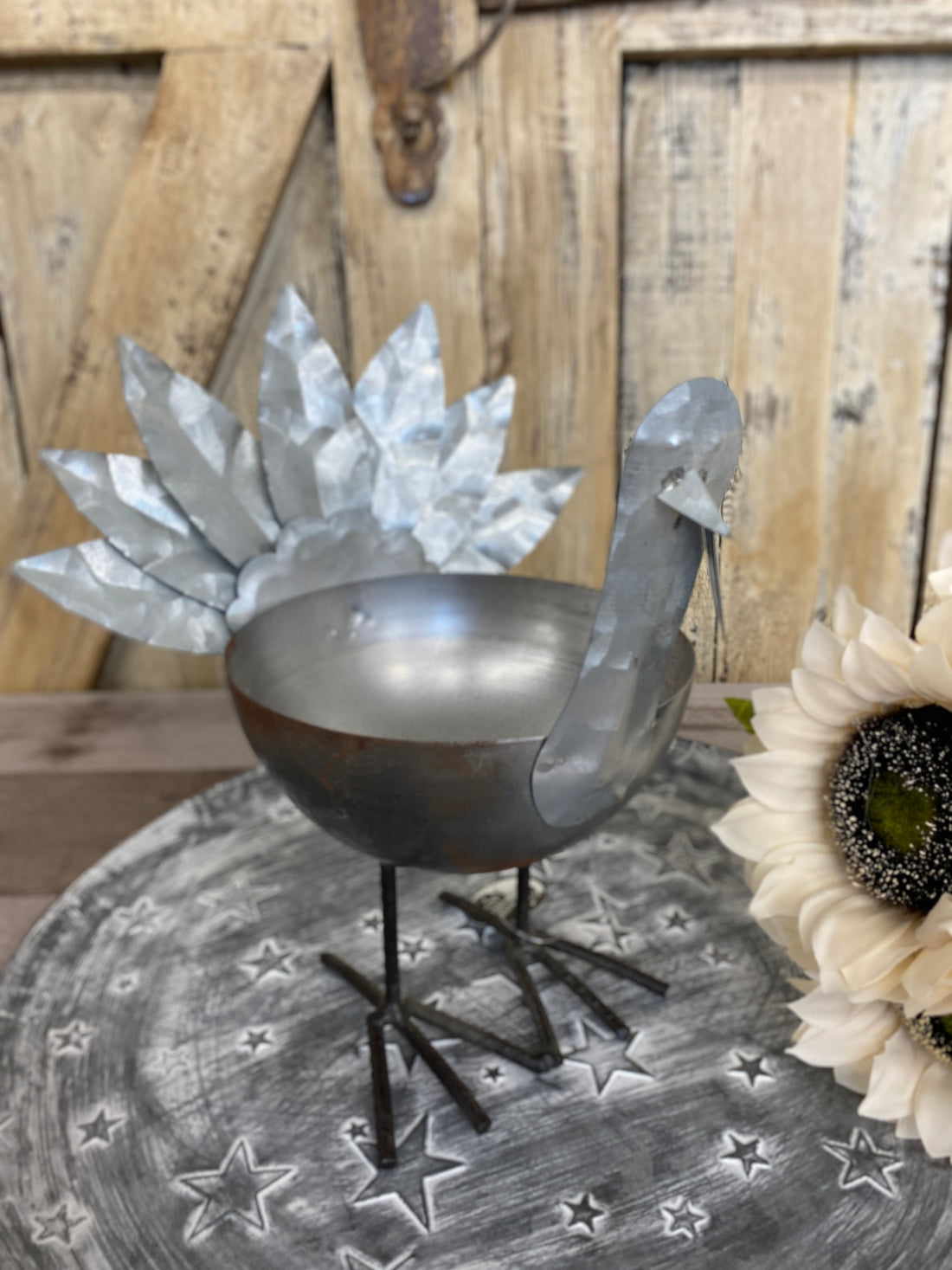 Metal Turkey Dish