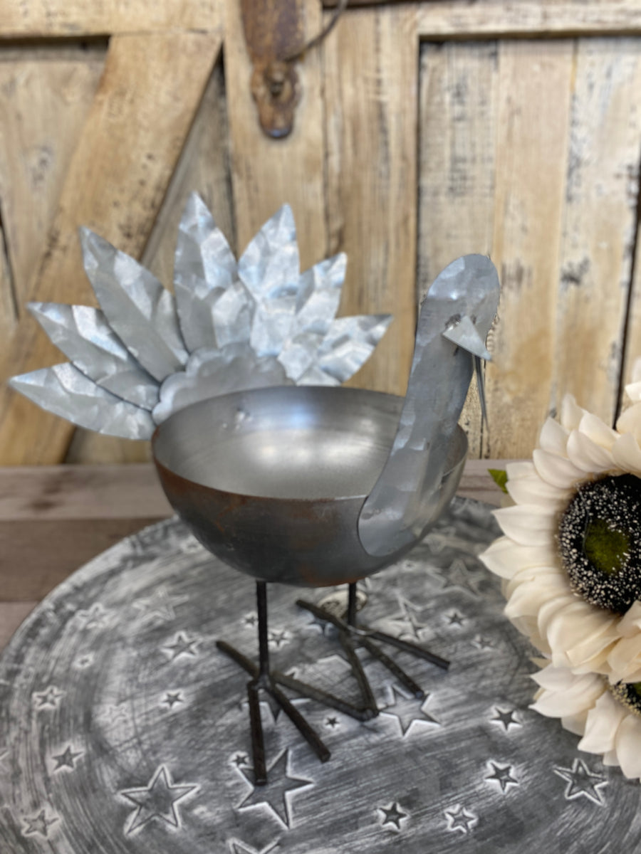 Metal Turkey Dish