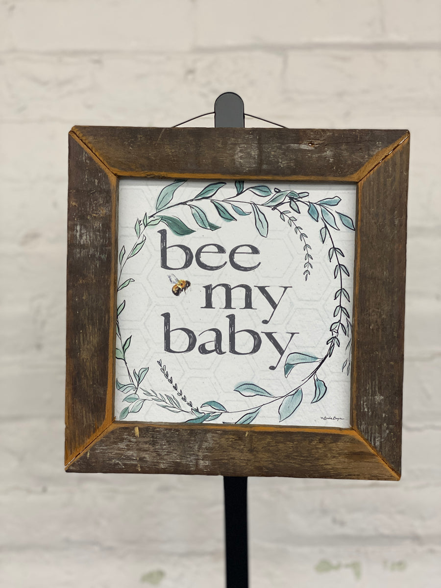 Jan Michaels' Bee My Baby Hanging Sign