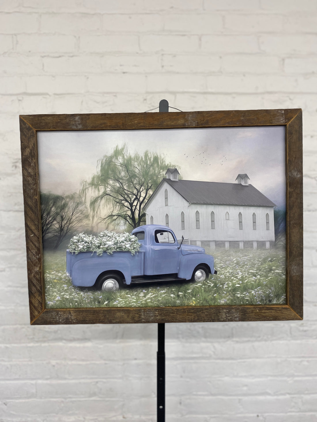 Jan Michaels' Rustic Truck & Church Hanging Sign