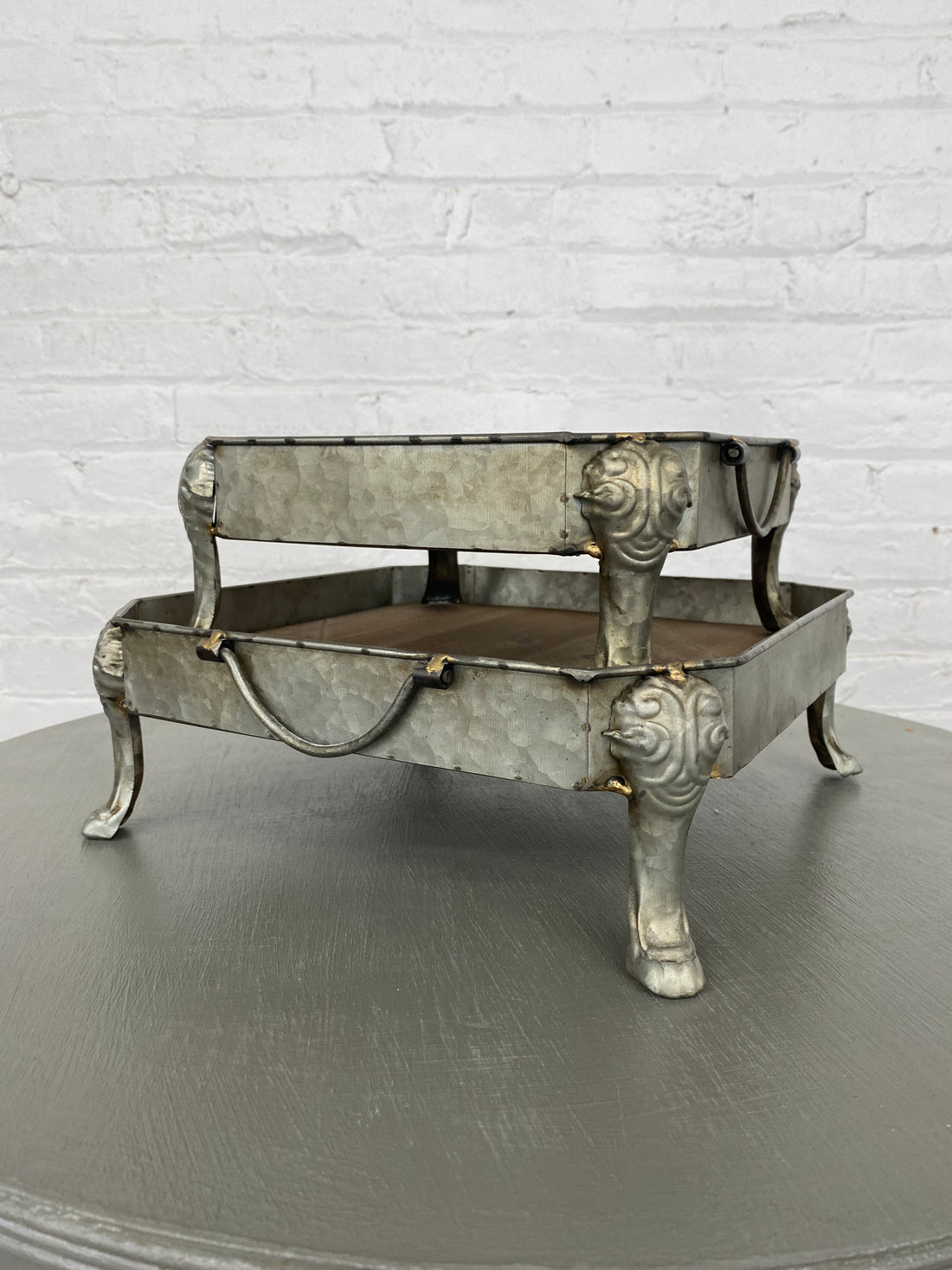 Galvanized Metal Plant Stand