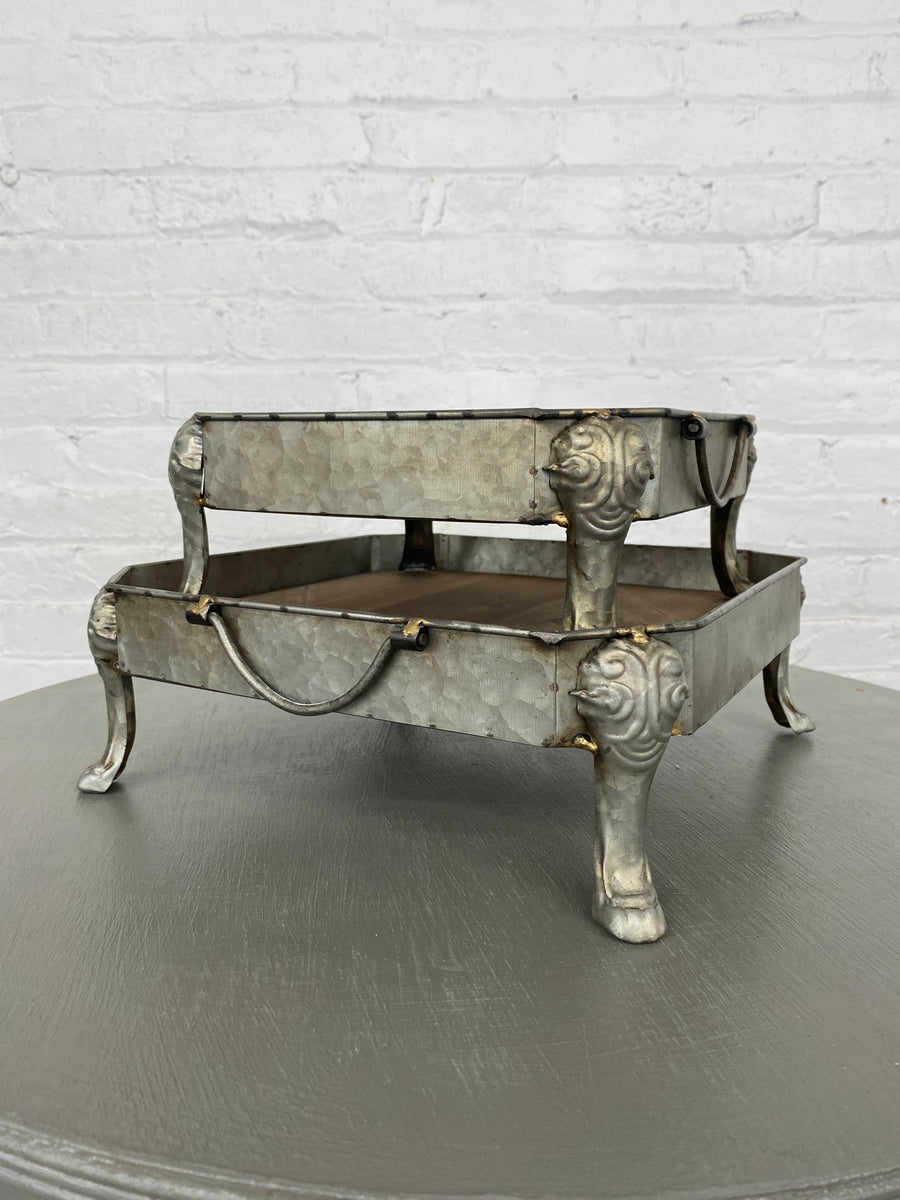 Galvanized Metal Plant Stand