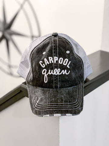 Carpool Queen Trucker Hat