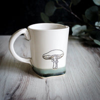Hand-Thrown Mushroom Garden Mug